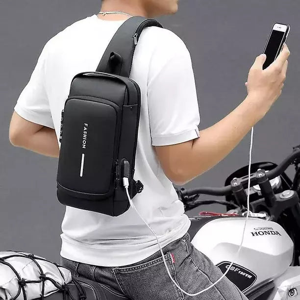 "Bolso Antirrobo, Elegante y con Carga USB"